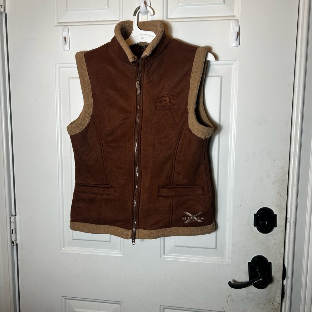 MOXIE Cavalero women’s Kneeland Sherpa Fleece  vest Sz M - Picture 2 of 15